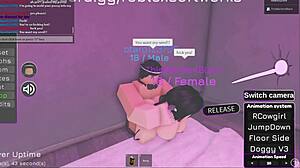 Fucking Hot Roblox Girl with Big Ass and Cumshot