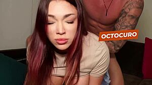 Octokuro Model Lost The Game But Got Intense Rough Sex With Squirting And Tattoos!