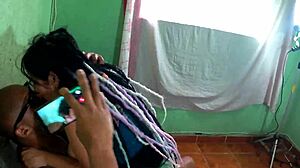 After her skilled blowjob this sexy babe revealed surprising details about her close work friends