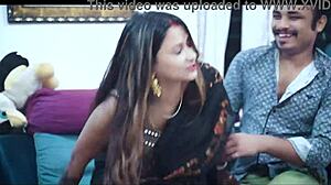 horny indian wife in sari with devar and bhabhi dirty sex?