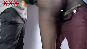 big ass student skips classes and hides under teachers desk for a quick fuck session with wet pussy action