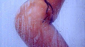 Hey gorgeous college girl, why take a shower in bikini with your tanned ass and big ass showing?