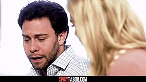 Gorgeous Babe Takes Creampie in Rough Doggystyle Sex