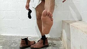 Yuri Gaúcho Brazilian Bear Jacks Huge Cock In Homemade Pov Handjob