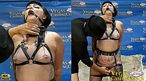 Milf ass fucked with ass hooked pussy hooked in bdsm waxed bound orgasms toys doggystyle anal.