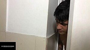 Thick Cock Slides Deep Into Horny Stepsister's Tight Hole In Bathroom Leaving Her Dripping With Creamy Load