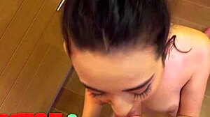 In this scene my girlfriend Kiley Jay rides cowgirl on Ken's monster cock moaning as her pretty petite ass bounces wet