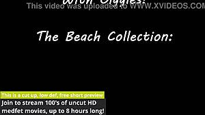 Giggles feet boldly get wet at the beach with big tits black close up fetish heels natural tits tattoo barefoot.