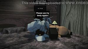 hey, i'm just using my cute fan's body like a toy, bending her over for deepthroat and rough doggystyle breeding