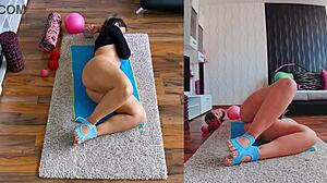 get fit and frisky with dual cam naked workout