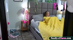 Stepdads Doctor Checkup Turns Into Shaved Pussy Licking For Petite Blonde Teen