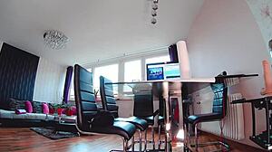 Young Cutie With Big Tits Fingers And Spreads Wet Pussy Close Up For Intense Hardcore Sex Preparation