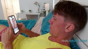 step aunties tight asshole gets fucked hard in taboo australian anal scene with sydney paige