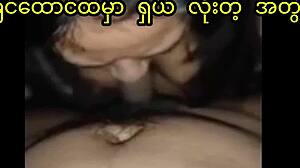 real myanmar couple engages in passionate homemade sex on the bed with foreplay and squirting orgasm