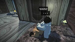 hey, i'm just using my cute fan's body like a toy, bending her over for deepthroat and rough doggystyle breeding