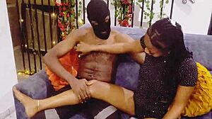 She caught me alone at home with my monster cock out. Now guess who's moaning from intense fucking?