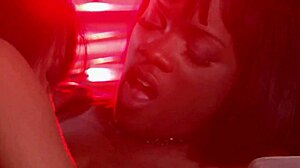 Teen girls engage in interracial lesbian group sex with fingering and pussy licking in 1on1 cunilingus action.