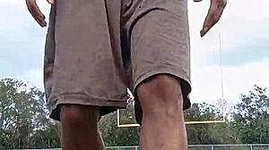 Sexy athletic black mature woman looks beautiful in homemade workout session with cute brunette roommate.