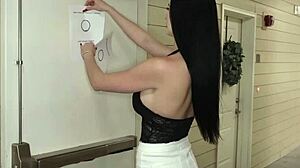 She MADE me CUM hard with that expert blowjob from brunette model Violet Voss