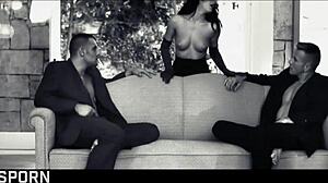 Sensual Brunette Milf Enjoys Anal Threesome With Double Penetration Dp Cowgirl And Doggystyle Fucking