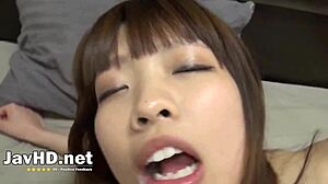 Dive into this sensual Japanese JAV where hairy pussy gets filled with cumshot in uncensored action