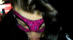 Girlfriend Delivers Intense Blowjob to Boyfriend with Deep Swallowing in POV Style