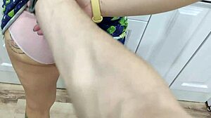 I Met The Housekeeper In My Kitchen And Fucked Her Hairy Pussy Close-Up Until I Came On Her Belly And Wet Beaver 4K