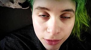 Kiwwi acts as the cum eating monster in this blowjob compilation sequel with slow motion and music highlights.