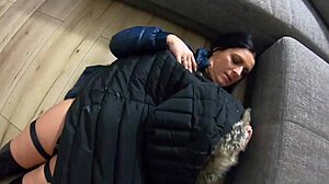 i love getting a lot of cum on my down jackets while wearing long boots and sexy clothes in this curvy latina mommy roleplay preview