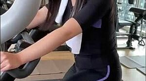 Hey, I captured this energetic Japanese girl dieting and then fucking romantically in a hotel room