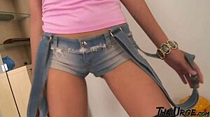 stunning dancer from bangkok in her first video, feeling excited about this new experience