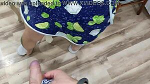 I Met The Housekeeper In My Kitchen And Fucked Her Hairy Pussy Close-Up Until I Came On Her Belly And Wet Beaver 4K