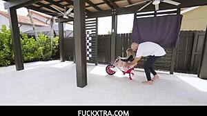 i feel so connected to my petite latina stepsister emily mayers as we bond closely