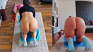 get fit and frisky with dual cam naked workout