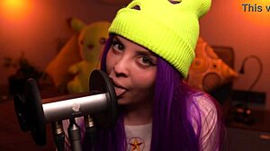 I feel so relaxed with ASMR Moona doing that gentle ear licking session.