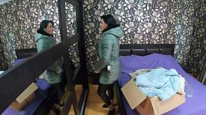 Preview- milfycalla-a lot of cum on my red shiny and puffy down jacket 193