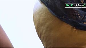 im sucking the doctors big black cock in the hospital before he fucks my ebony ass and pussy hard with creampie