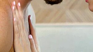 I start slow with adorable blonde Lilly Bell then fuck her all at once.