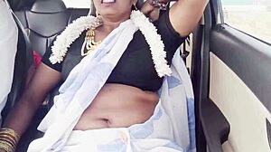 I Feel So Hot In Desi Car Sex With Cute Bhabi And Husband's Brother In Dirty Talk Romance