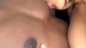 Why Is This Amateur Couple Licking And Sucking Nipples So Passionately?