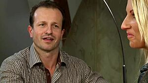 Fucking this blonde beauty mom in bent over doggystyle with deepthroat and fingering.