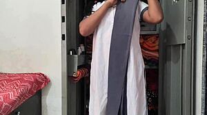 Indian Boy And Girl Engage In Intense College Couple Action