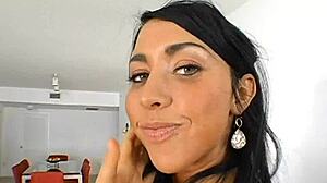 does cute italian babe cody lane swallow that huge cum load?