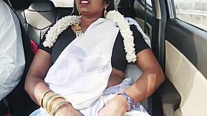 I Feel So Hot In Desi Car Sex With Cute Bhabi And Husband's Brother In Dirty Talk Romance