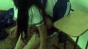 Wtf So Cute But Shes Not Innocent Anymore Hot Student Taking Private Lessons With Her Classmate And He Fucks Her Right In The Classroom