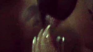 Lexylove casually sucks on that big black cock, her bbw body loving every moment of the blowjob.