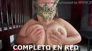 rusa with my big tits - blowjob and titjob with my boobs