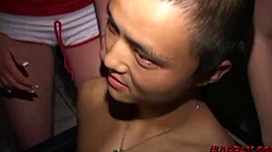 Amanda is bobbing for boners at the pzy party!