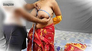 hey tailor fuck this big boob milf hard and cum right inside her wet pussy now