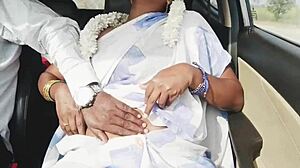 I Feel So Hot In Desi Car Sex With Cute Bhabi And Husband's Brother In Dirty Talk Romance